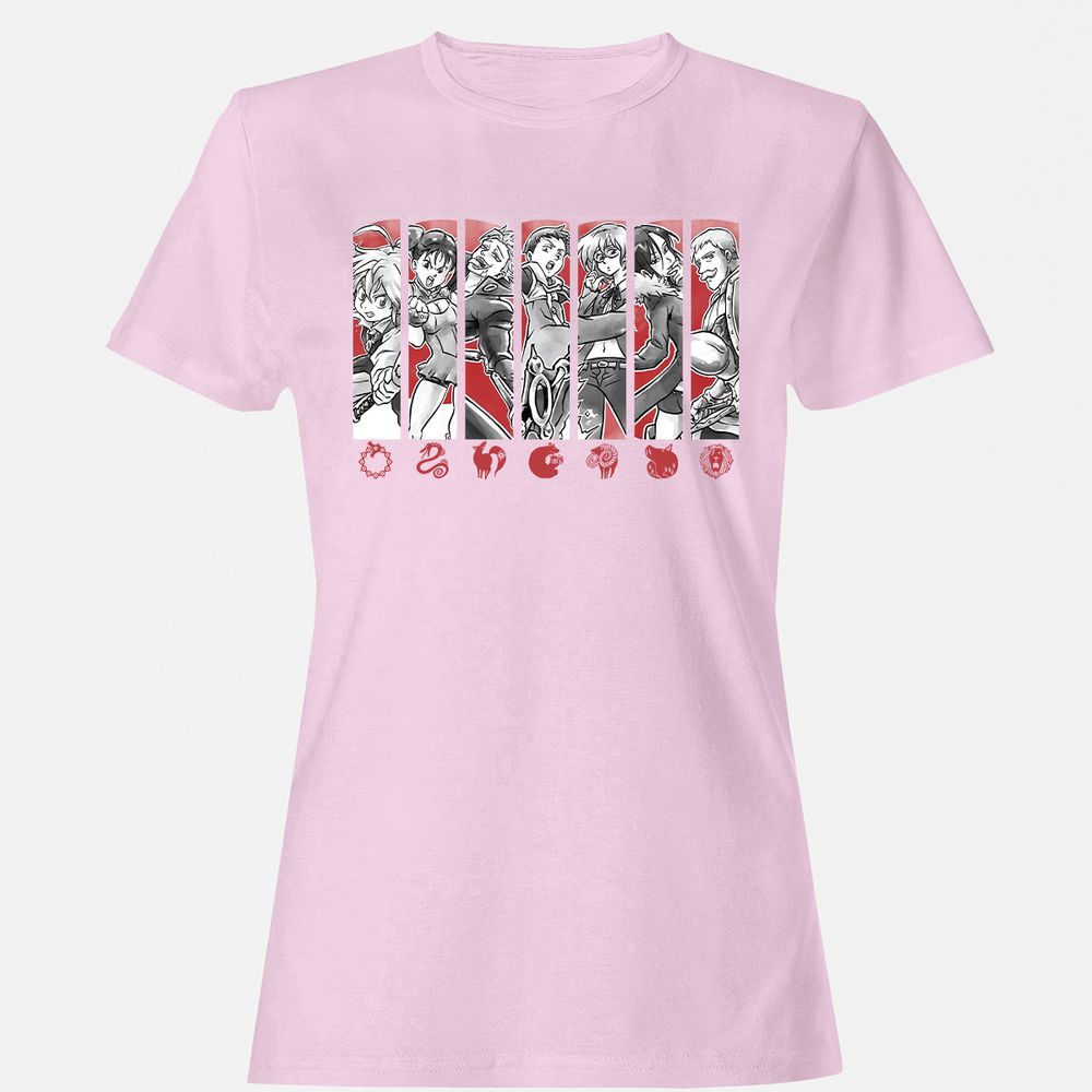 Women's T-Shirt - 82JQA7B2 - Light Pink - 9