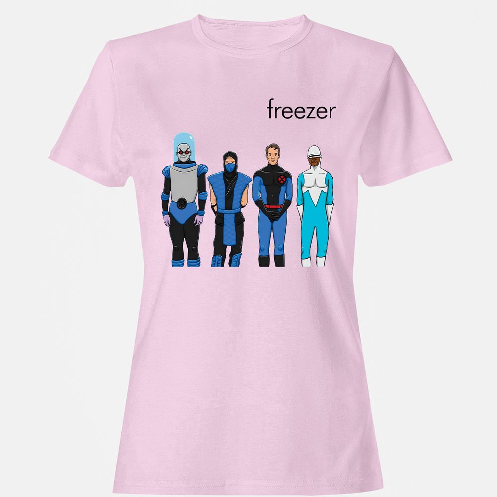 Women's T-Shirt - QSCT6XPG - Light Pink - 9