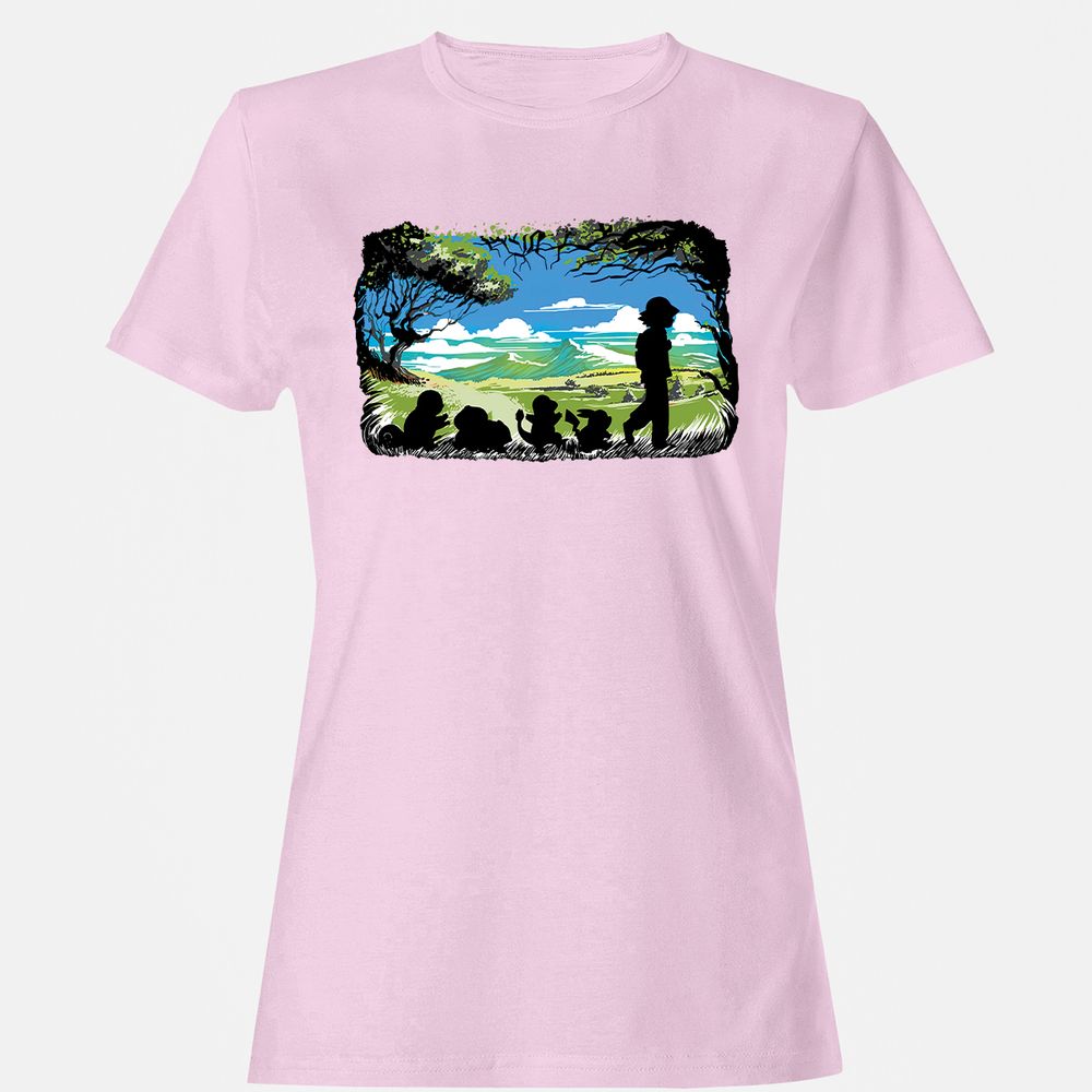 Women's T-Shirt - JQW1NE2M - Light Pink - 9
