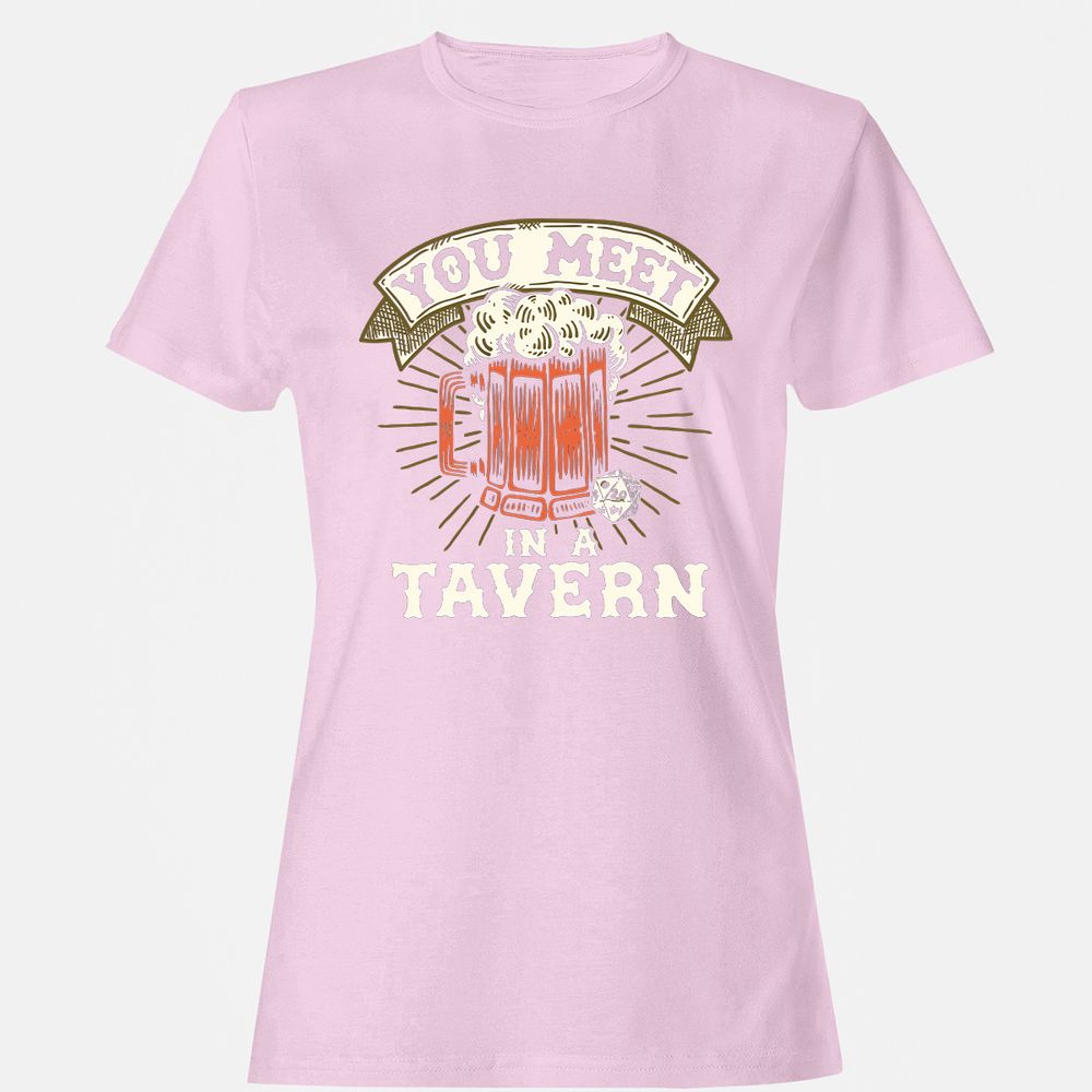 Women's T-Shirt - QRK7YEVS - Light Pink - 9