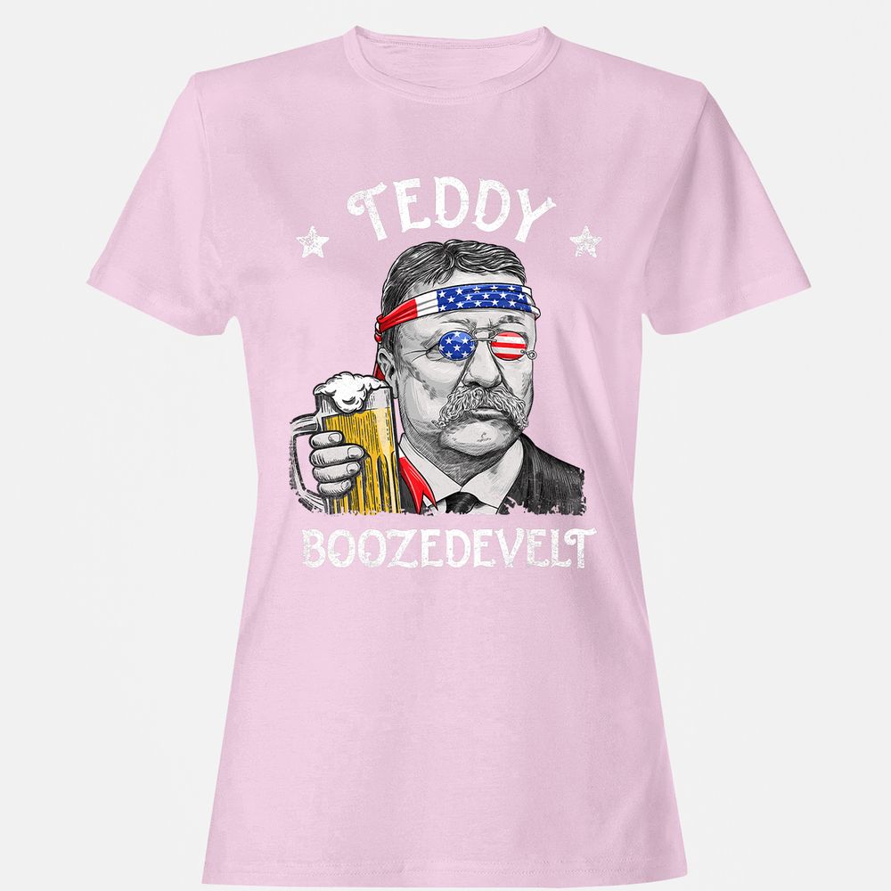 Women's T-Shirt - YXW7HPWT - Light Pink - 9