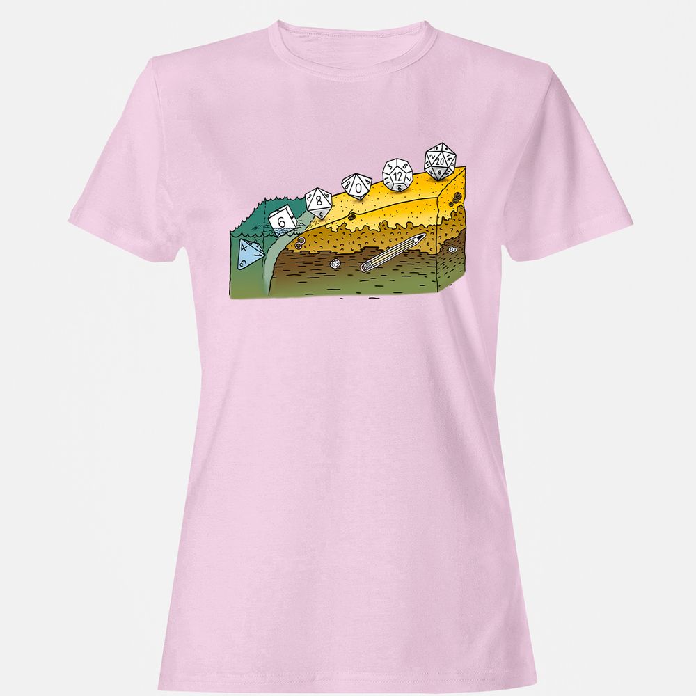 Women's T-Shirt - A1AQYJ8U - Light Pink - 9