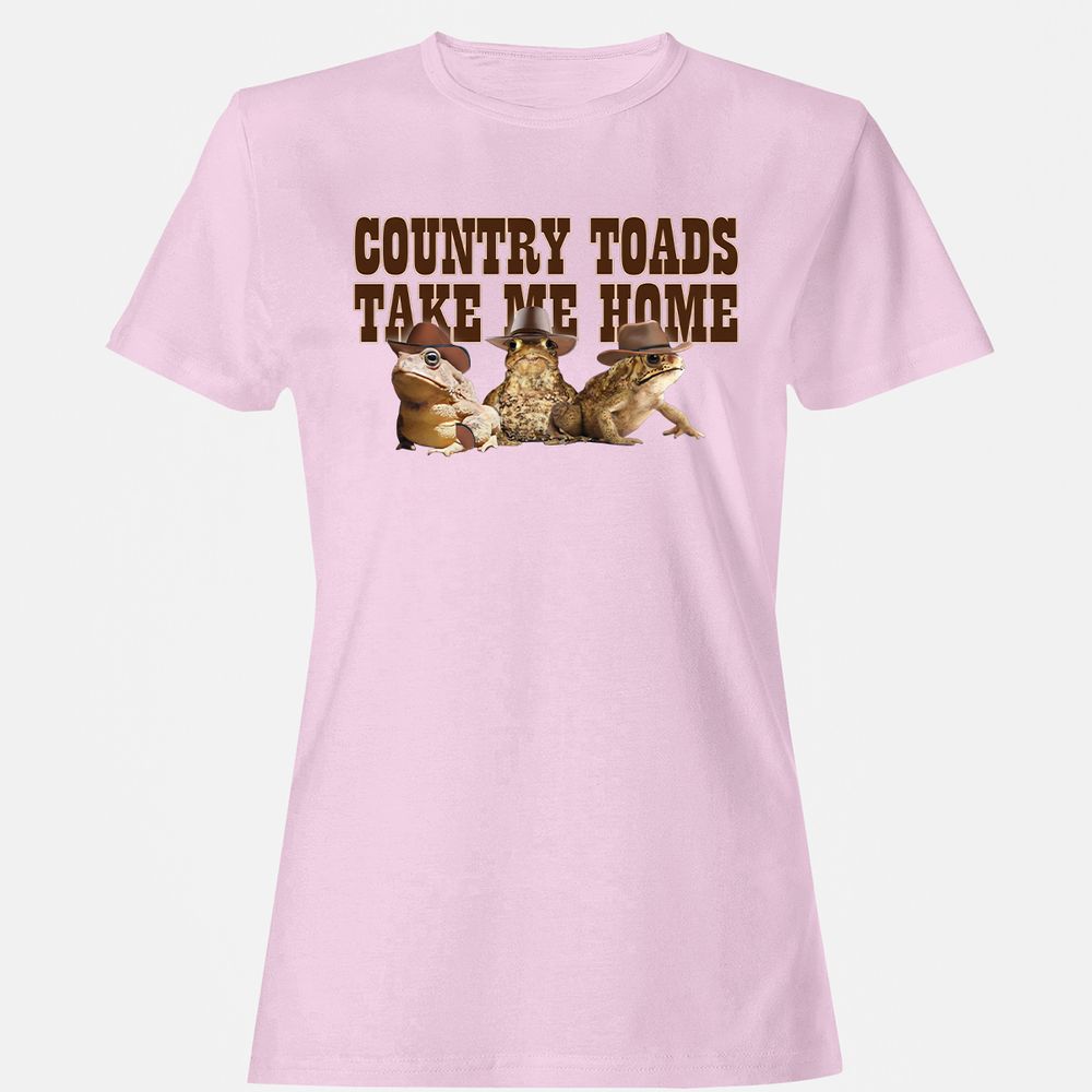 Country Toads Take Me Home - Light Pink - 9