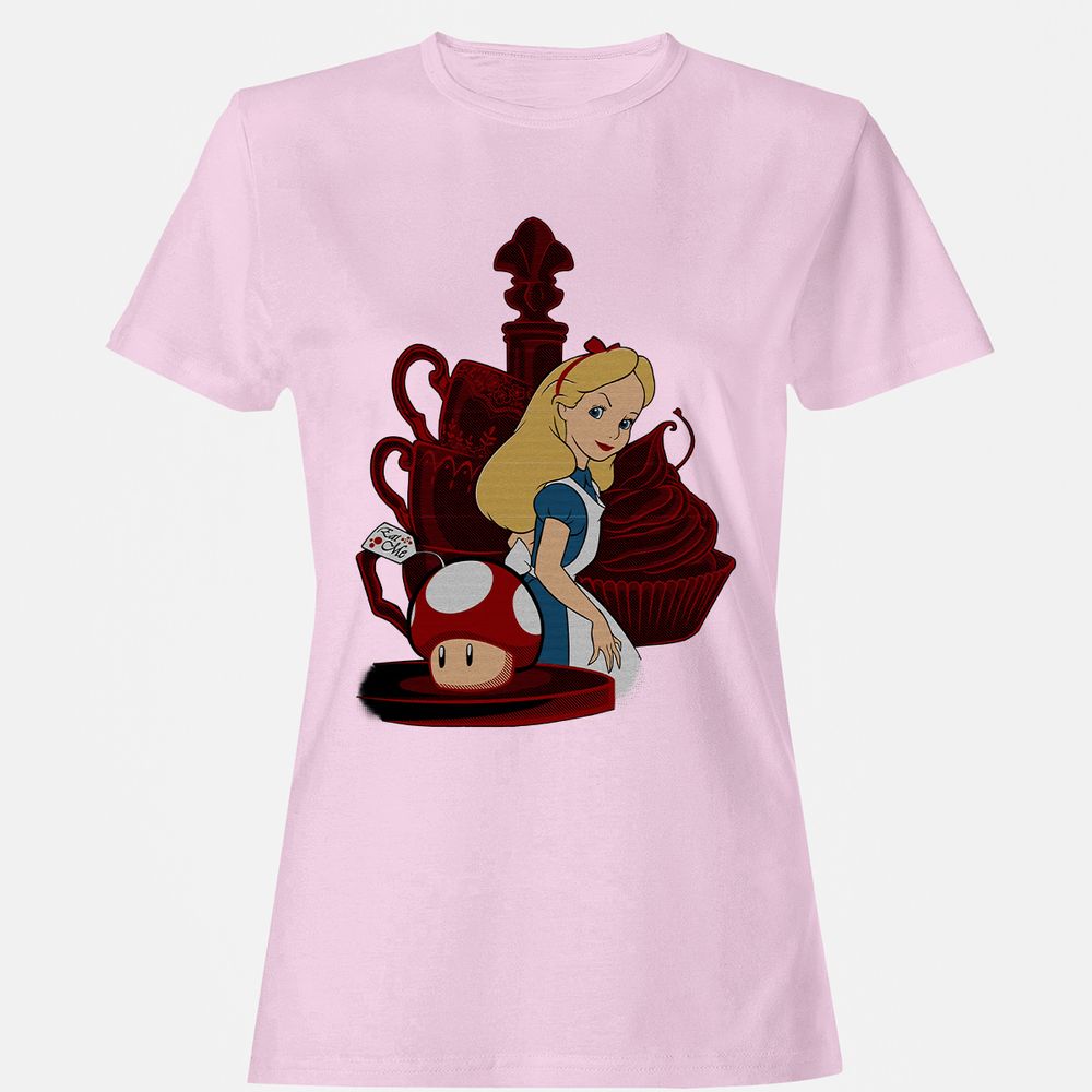 Women's T-Shirt - ZD8XWM49 - Light Pink - 9