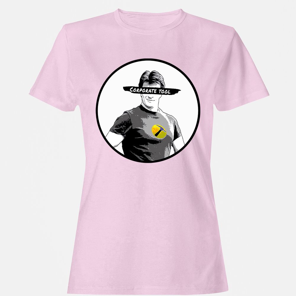Women's T-Shirt - BQVJZKCU - Light Pink - 9