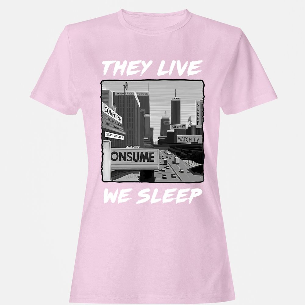 Women's T-Shirt - CR95SDLK - Light Pink - 9