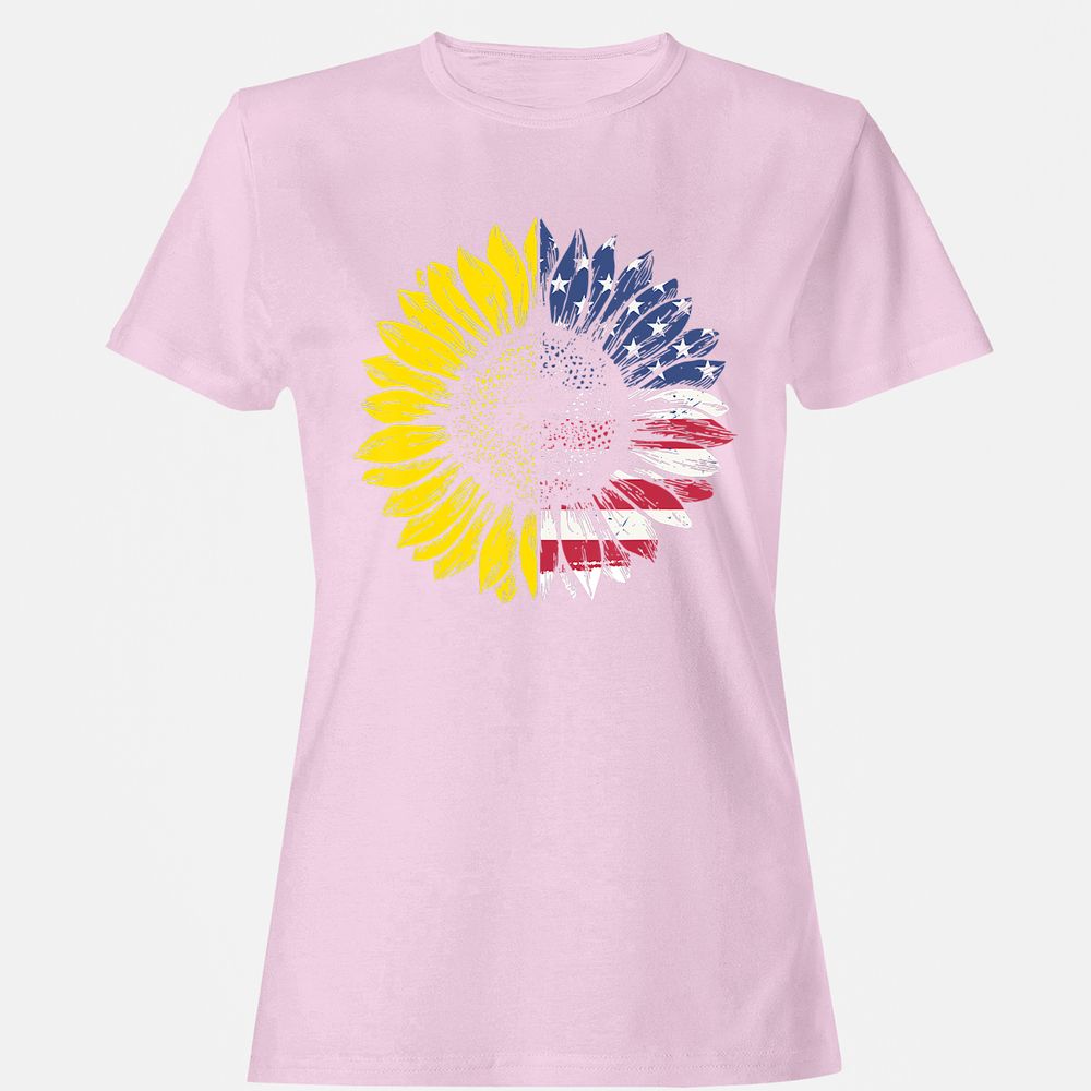 Women's T-Shirt - RH8MQVU1 - Light Pink - 9