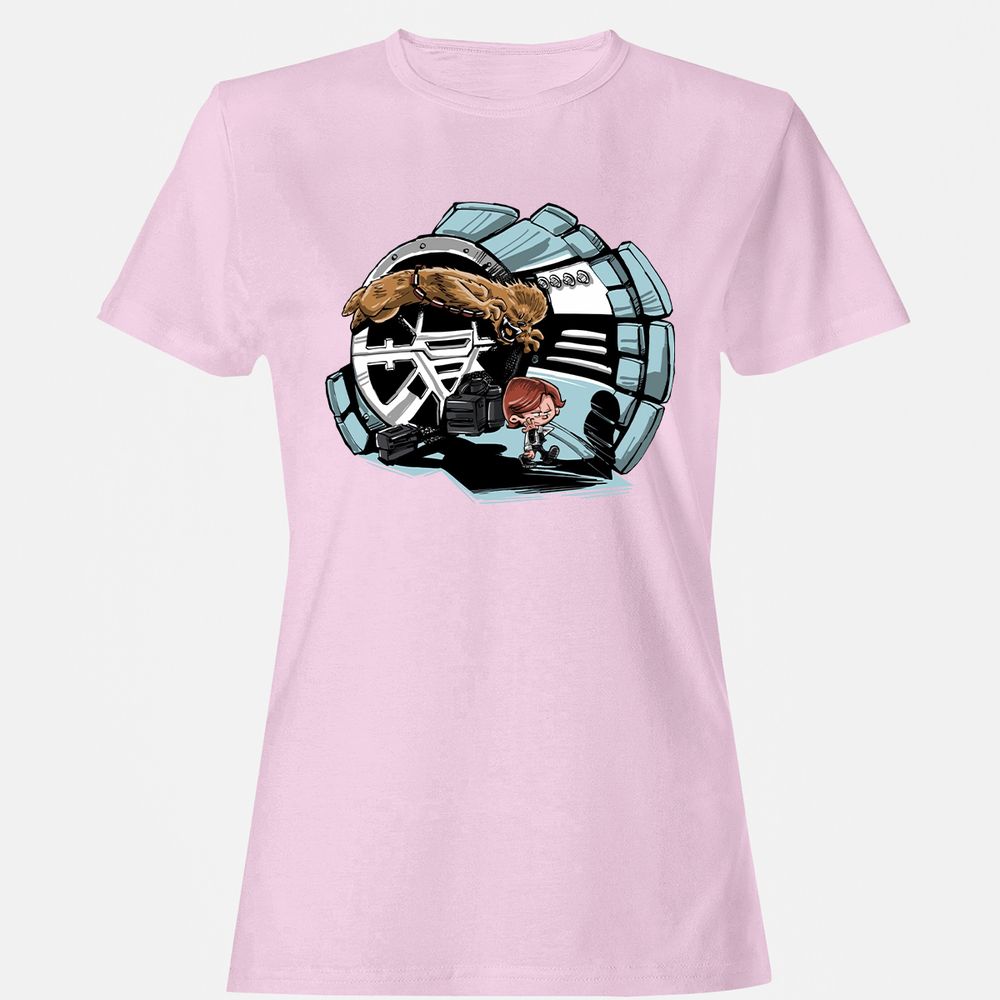 Women's T-Shirt - V8NS1S6L - Light Pink - 9