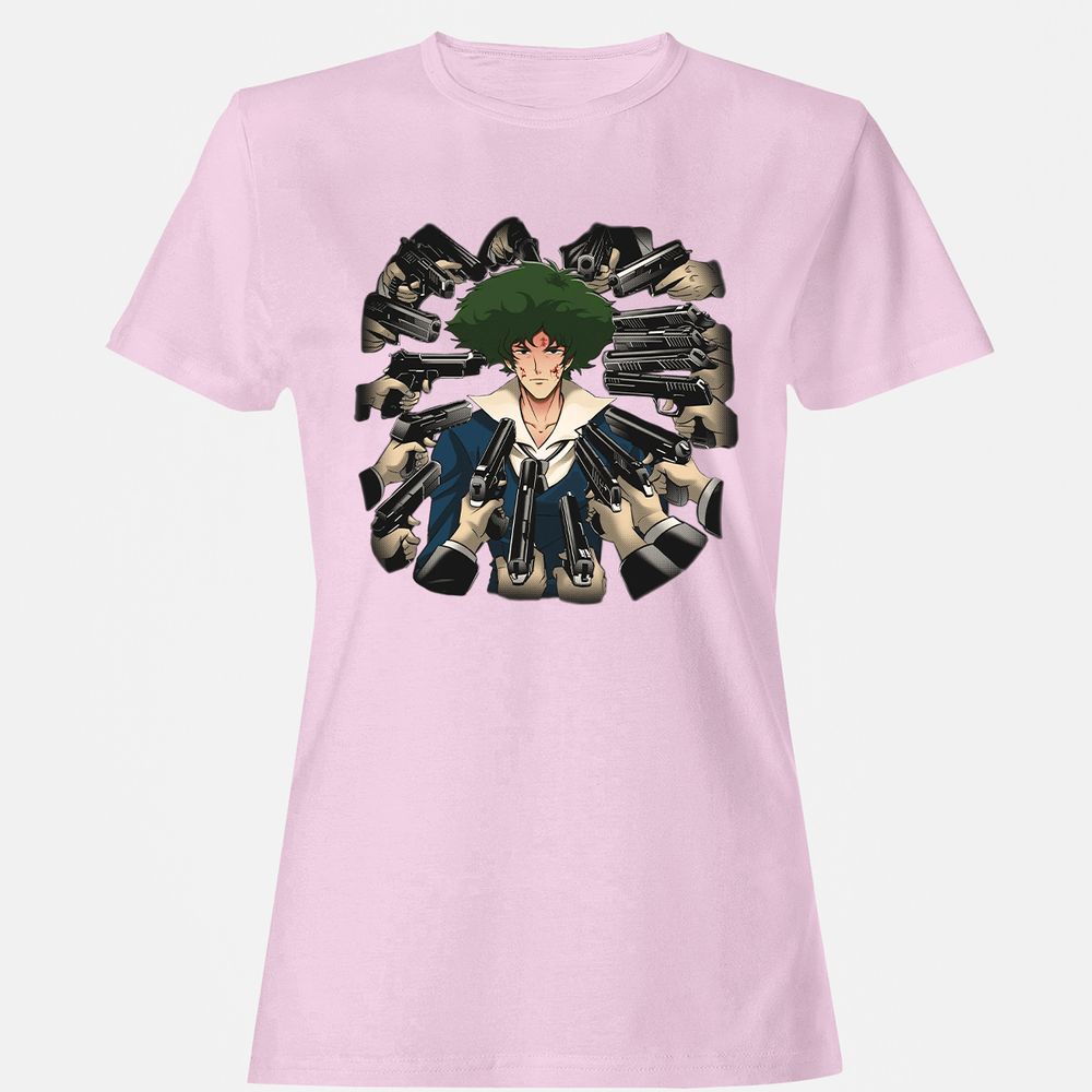 Women's T-Shirt - GQKZUUNY - Light Pink - 9