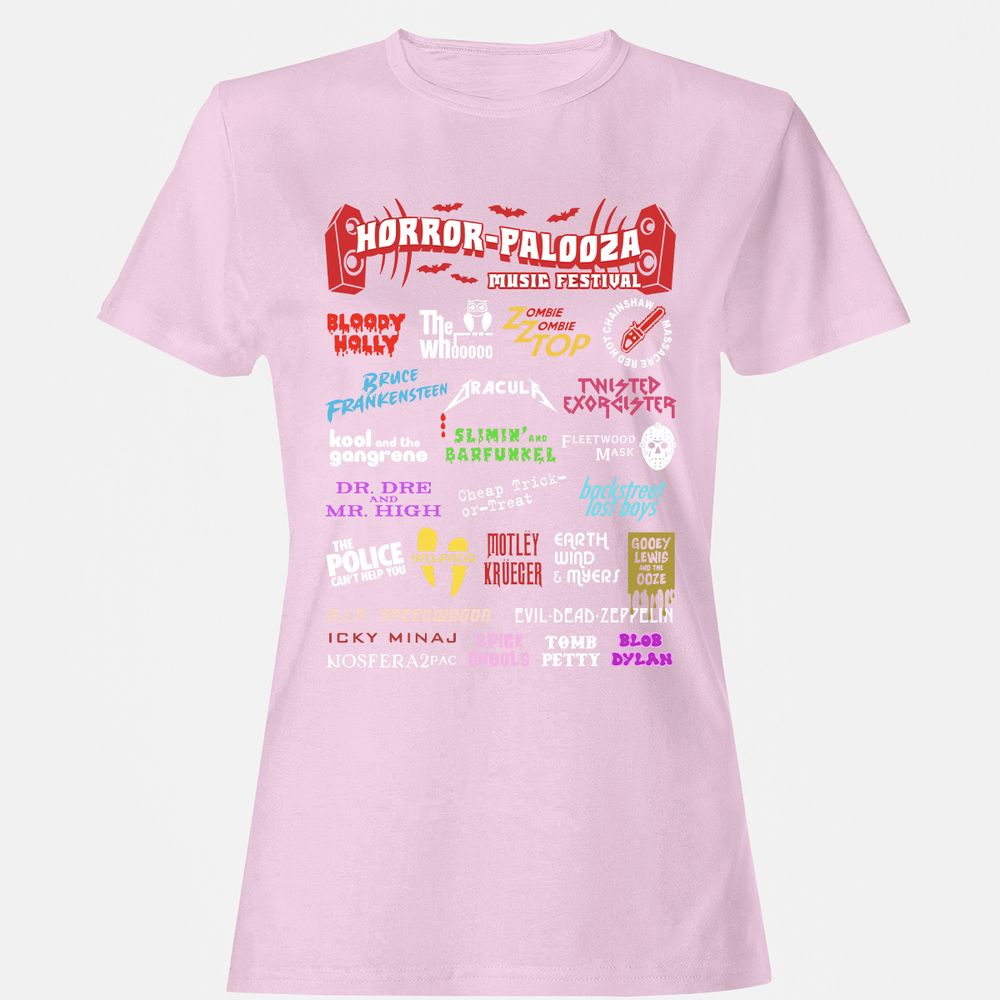 Women's T-Shirt - L5Q67XKS - Light Pink - 9