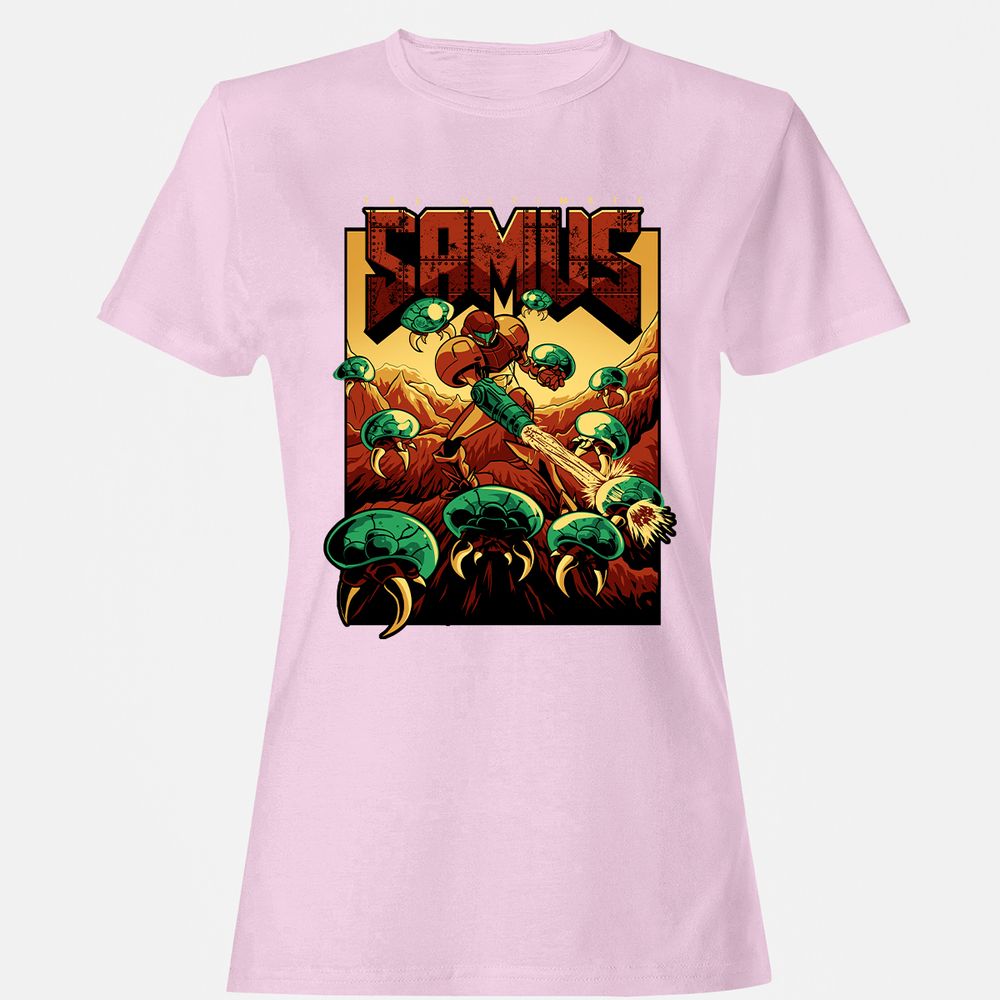 Women's T-Shirt - HZUCT8GU - Light Pink - 9