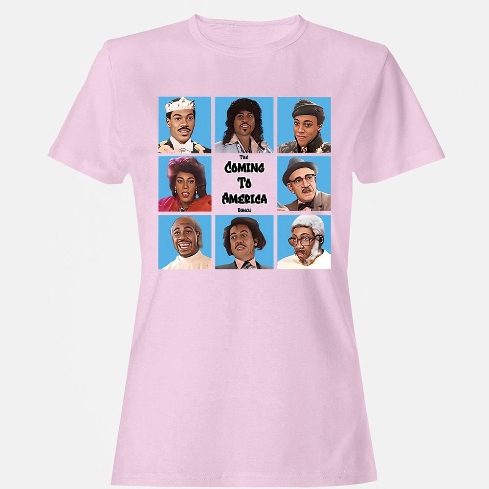 Women's T-Shirt - 9E81DFT6 - Light Pink - 9