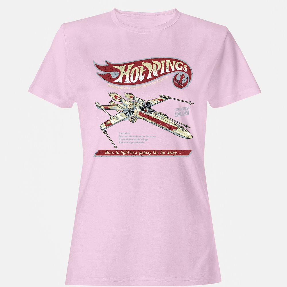 Women's T-Shirt - HQQXMWPG - Light Pink - 9