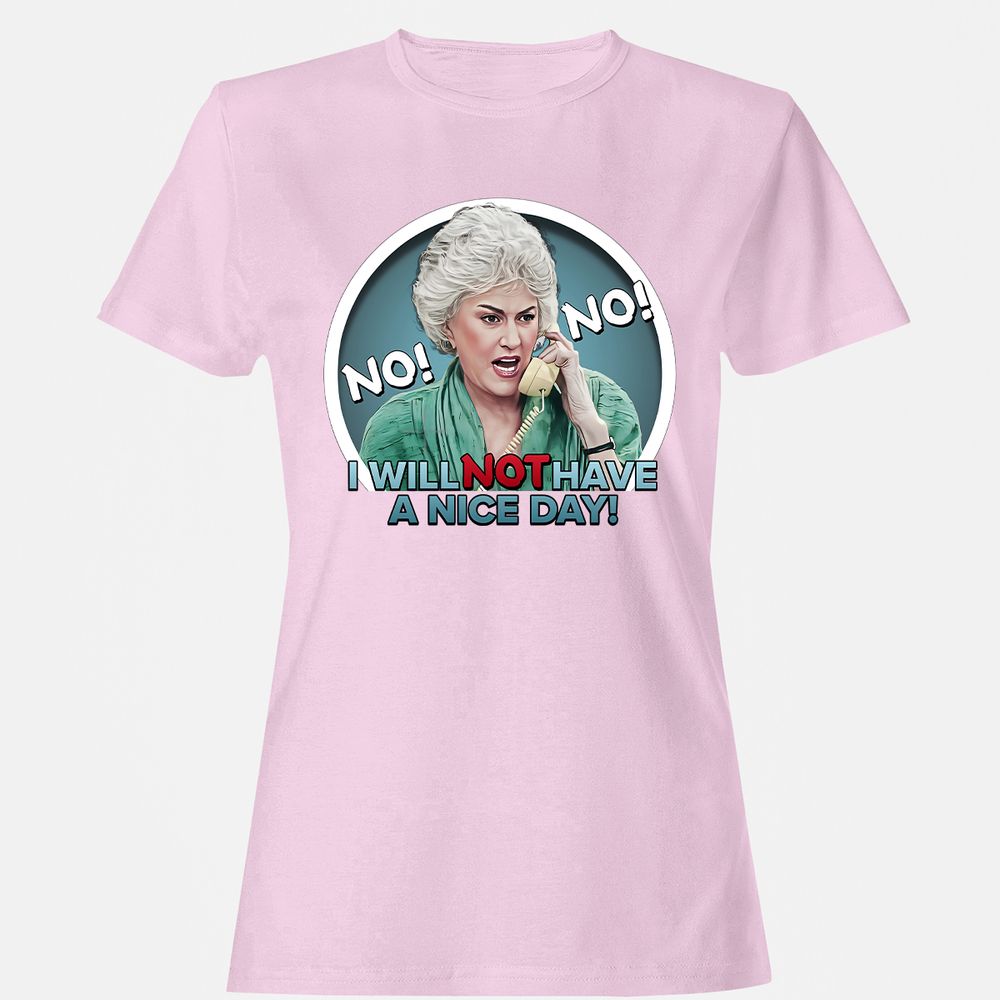 Women's T-Shirt - QFY3BM6Z - Light Pink - 9