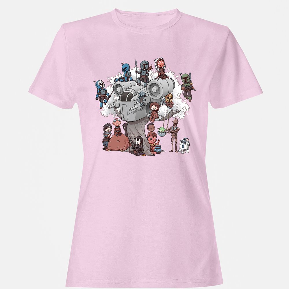 Women's T-Shirt - EXTLK7RN - Light Pink - 9