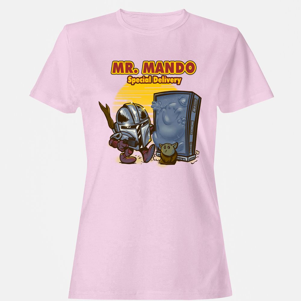 Women's T-Shirt - VWSM1TYJ - Light Pink - 9