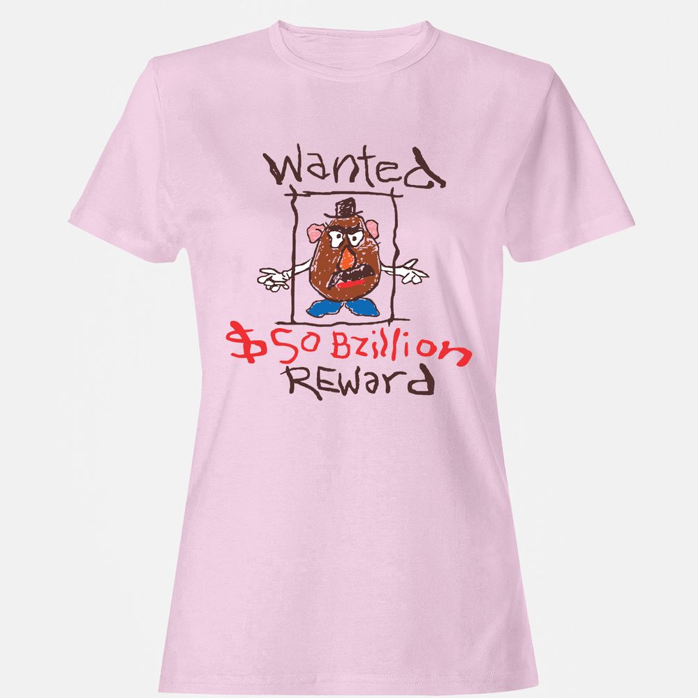 Women's T-Shirt - HUS1NK9G - Light Pink - 9