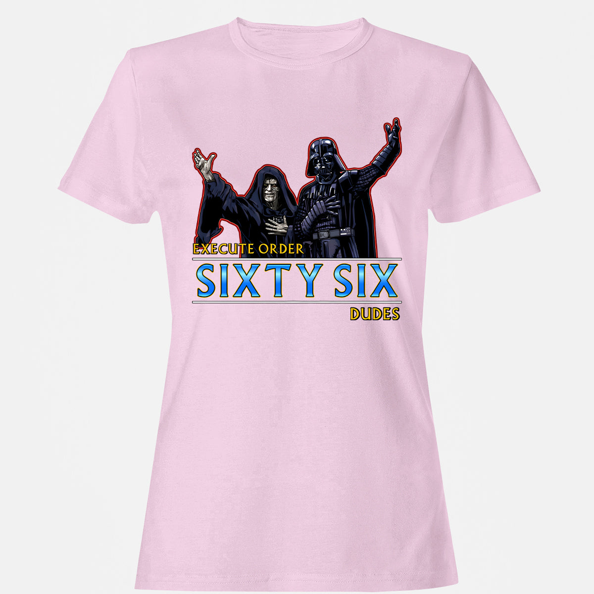 Women's T-Shirt - S6XLK74G - Light Pink - 9