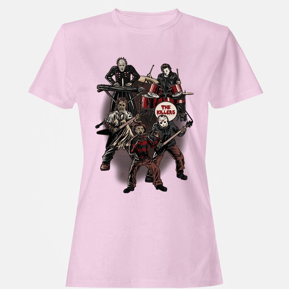 Women's T-Shirt - LD43RQTY - Light Pink - 9