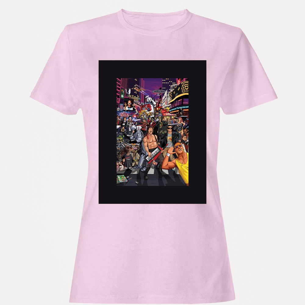 Women's T-Shirt - KQLA58Q7 - Light Pink - 9