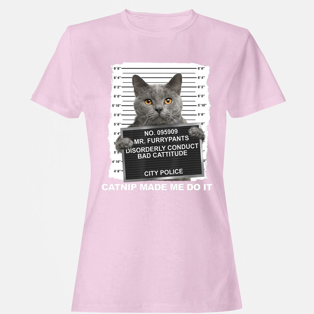 Women's T-Shirt - GDN4KS2E - Light Pink - 9