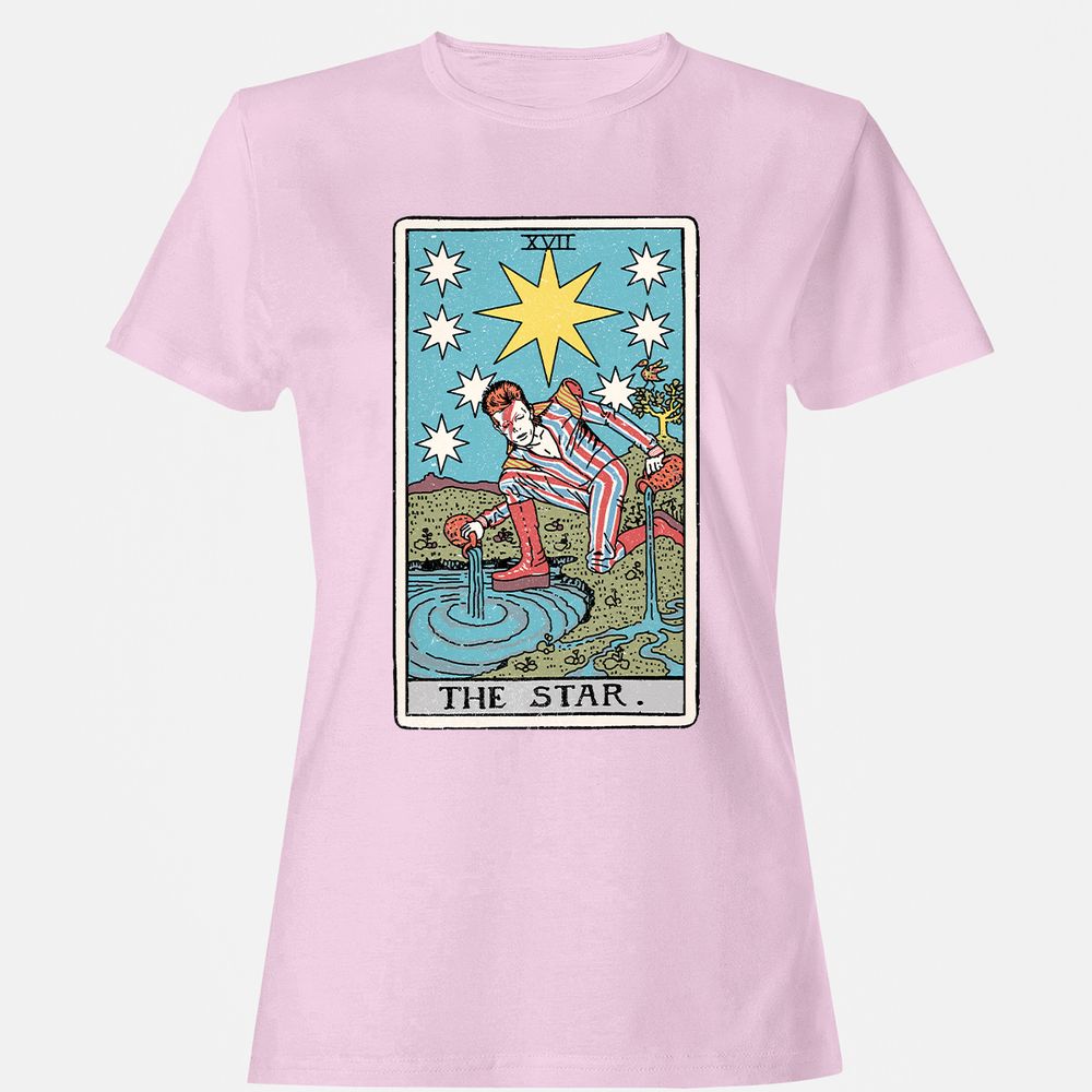 Women's T-Shirt - Q9YRQPHQ - Light Pink - 9
