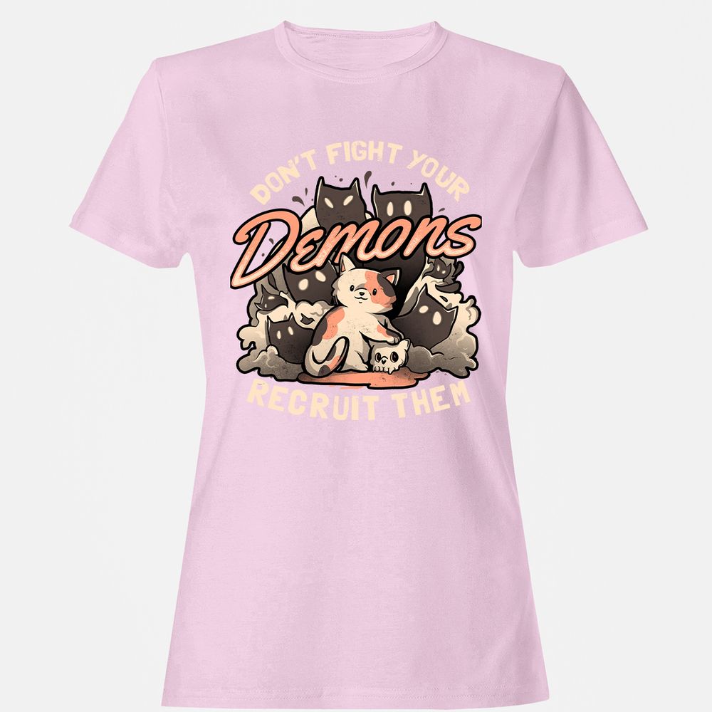 Women's T-Shirt - A4YQWAFN - Light Pink - 9