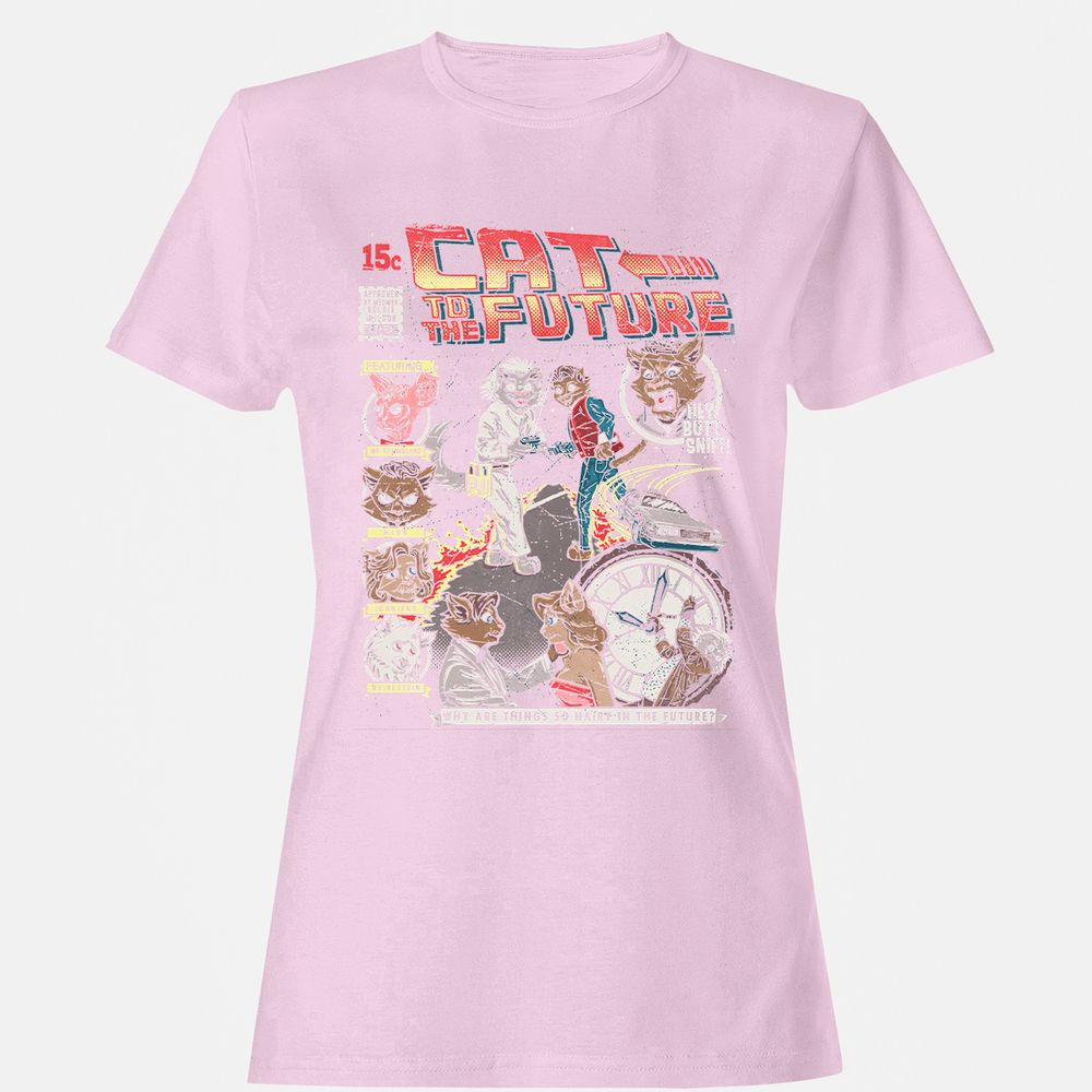 Women's T-Shirt - ZB2R5B6H - Light Pink - 9