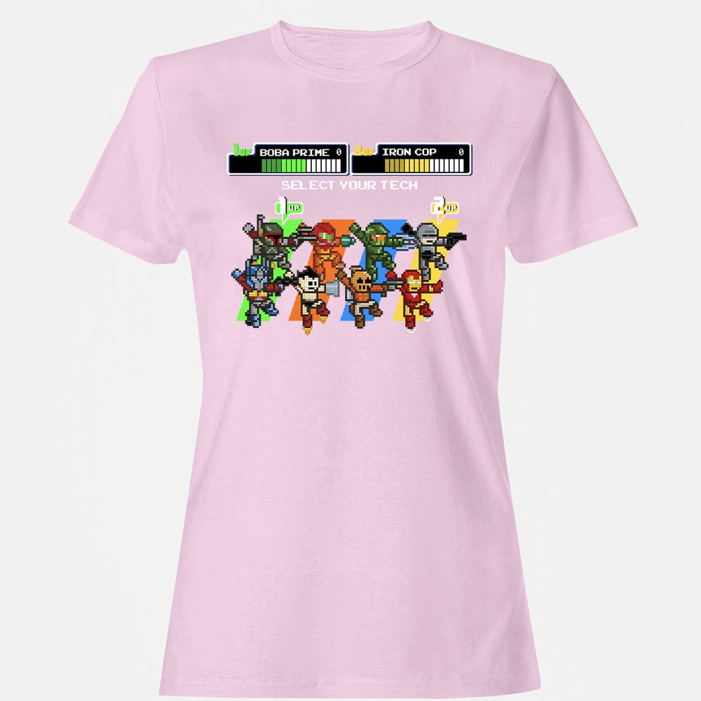 Women's T-Shirt - 72DLDH1L - Light Pink - 9