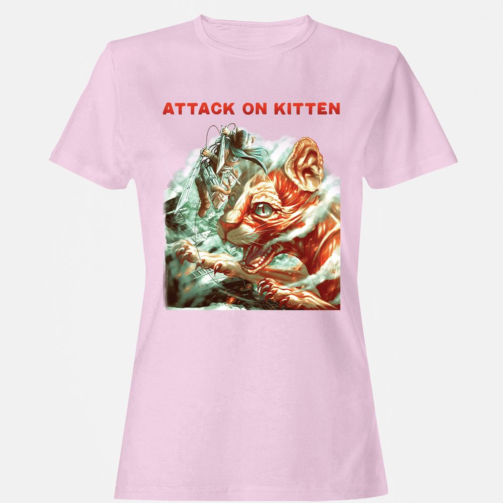 Women's T-Shirt - EA14V368 - Light Pink - 9