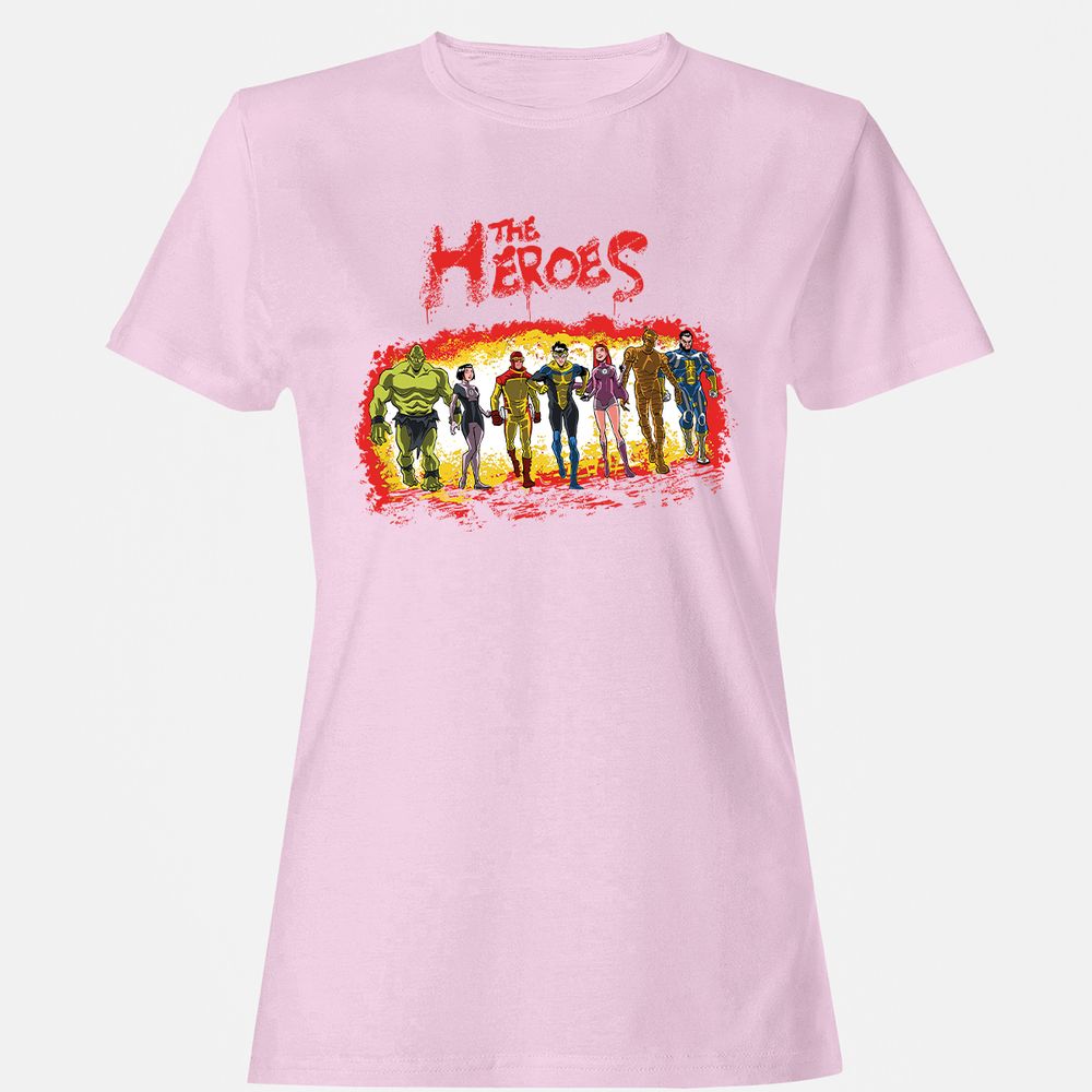 Women's T-Shirt - W5HHP1VY - Light Pink - 9