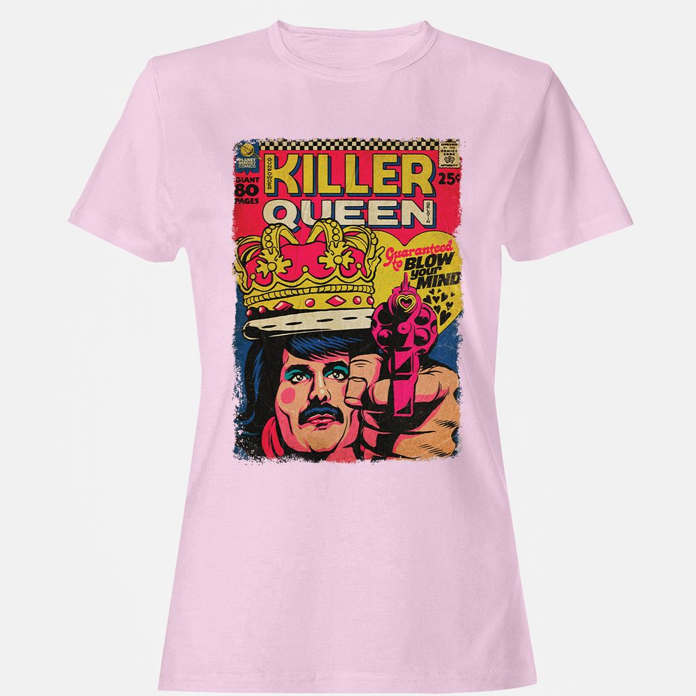 Women's T-Shirt - NFTKPXLV - Light Pink - 9