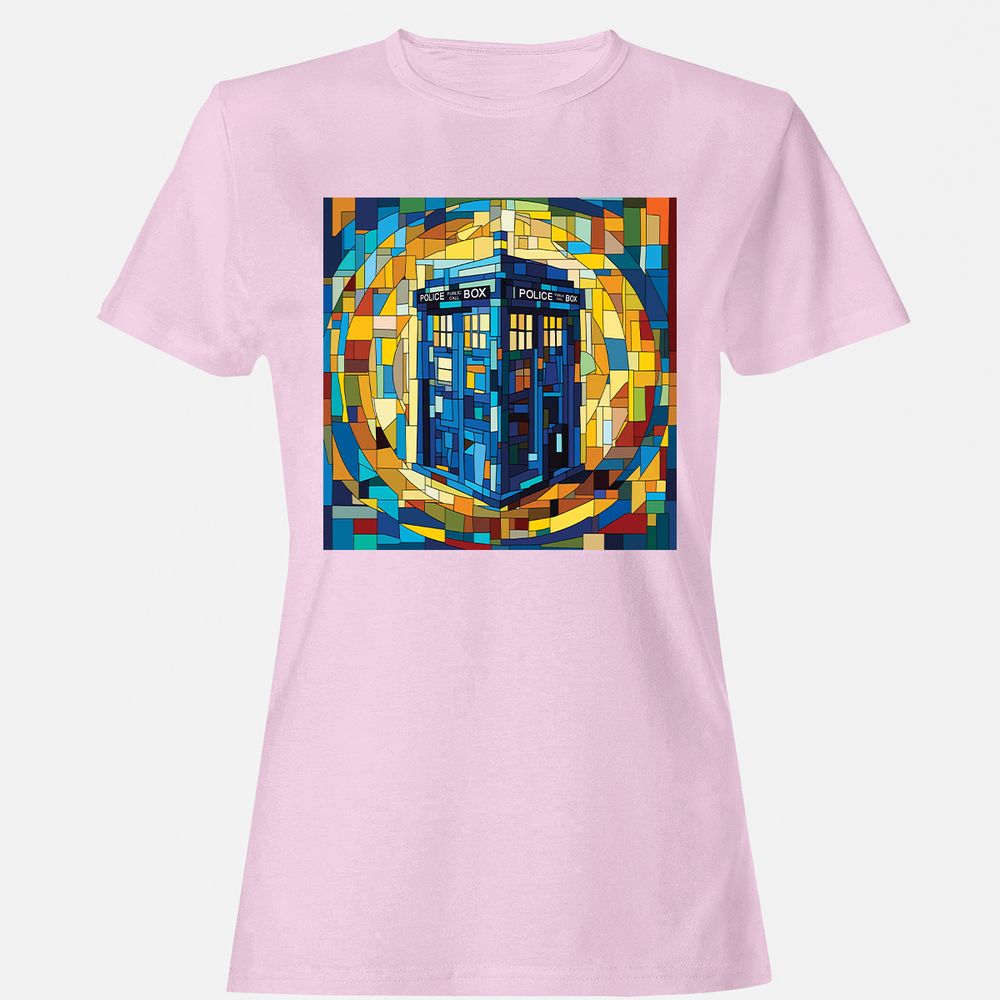 Women's T-Shirt - 98N7R2V2 - Light Pink - 9