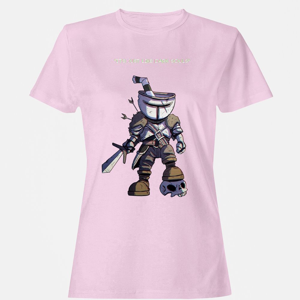 Women's T-Shirt - MACRKBQP - Light Pink - 9