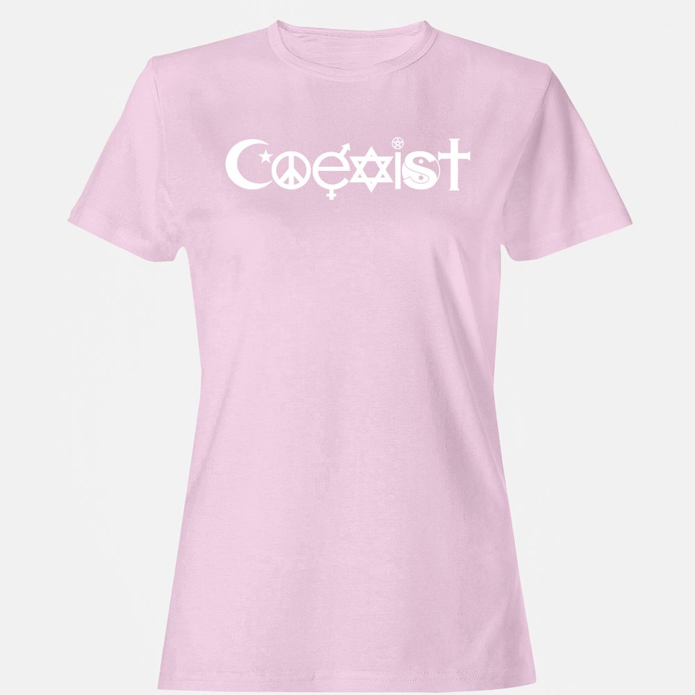 Women's T-Shirt - CKJGNZRE - Light Pink - 9