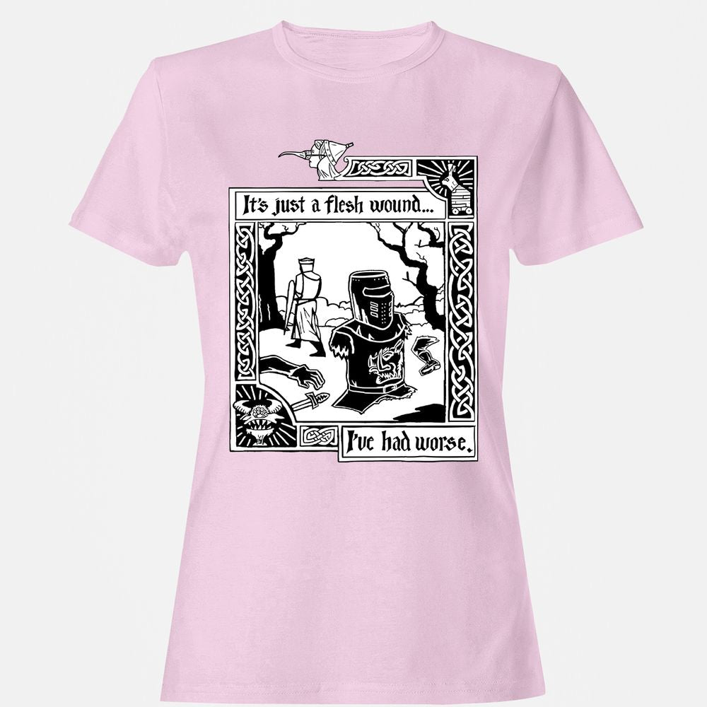 Women's T-Shirt - XKP4B1XQ - Light Pink - 9