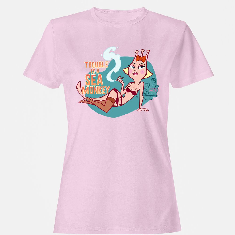 Women's T-Shirt - 9RL5BVJ6 - Light Pink - 9