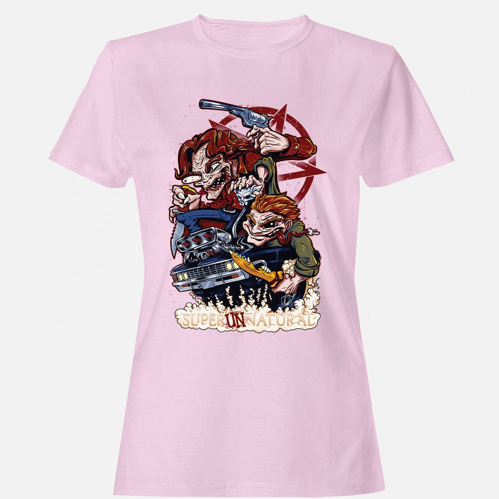 Women's T-Shirt - RNKY7E6M - Light Pink - 9