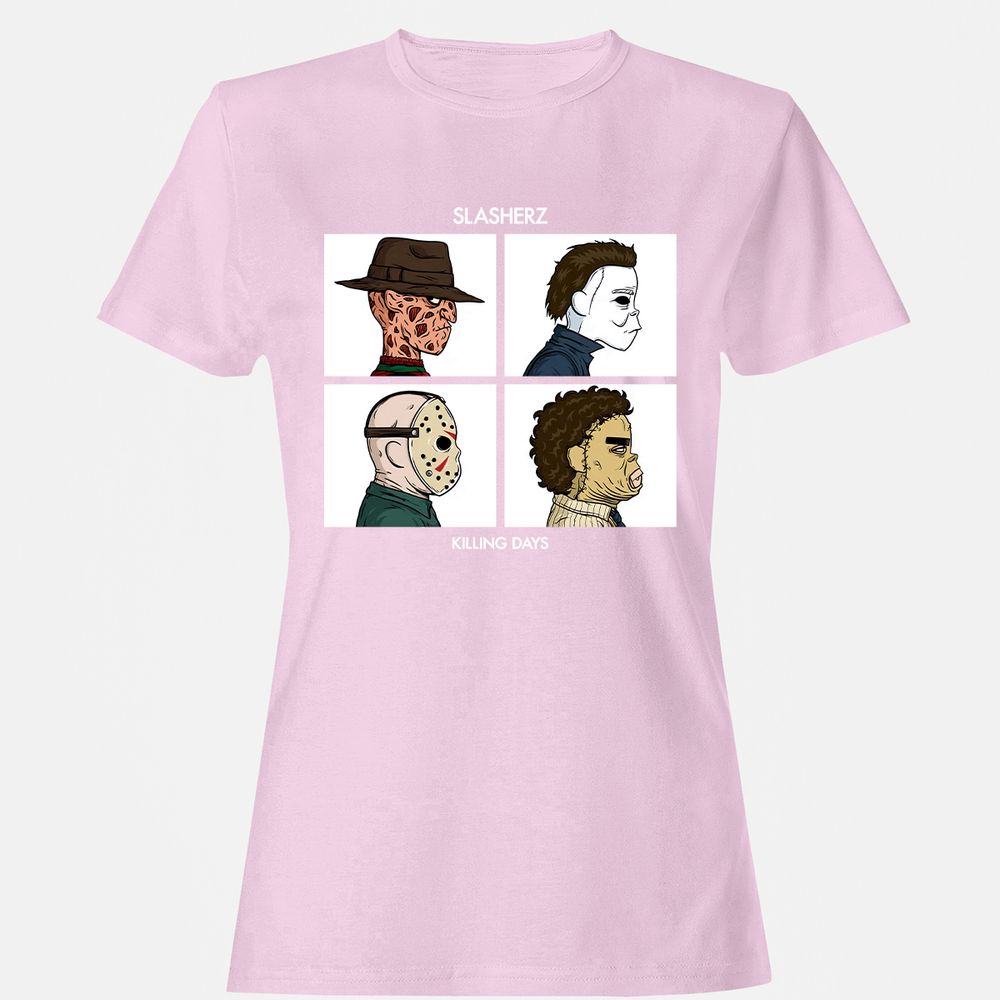 Women's T-Shirt - Q2RBXRFU - Light Pink - 9