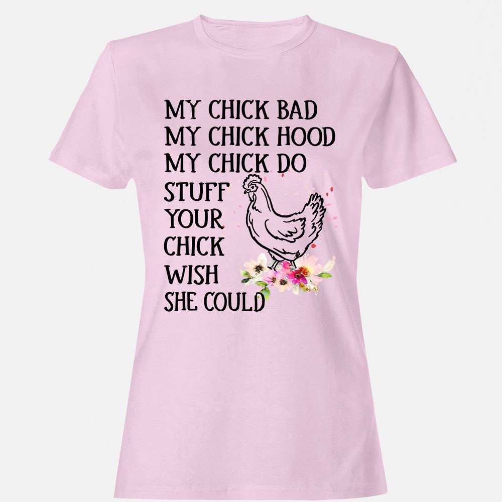 Women's T-Shirt - JS2ZXBAM - Light Pink - 9