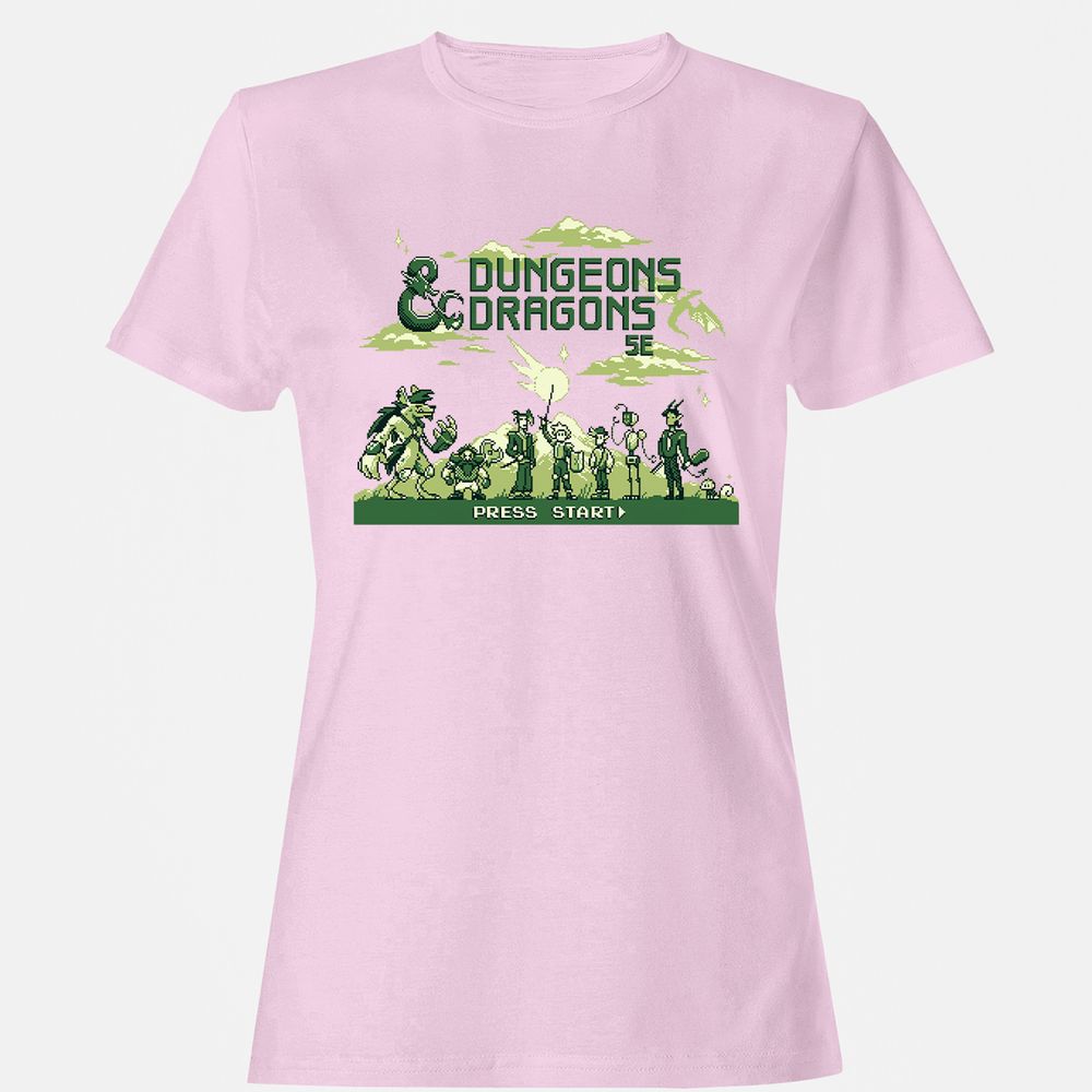 Women's T-Shirt - XKG5DMCG - Light Pink - 9