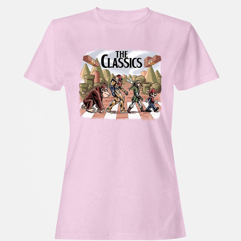 Women's T-Shirt - 17XQ7MGU - Light Pink - 9