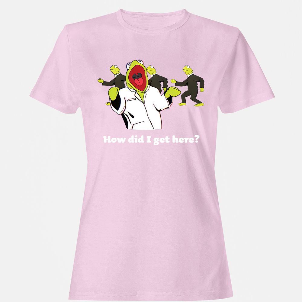 Women's T-Shirt - QVDGB92W - Light Pink - 9