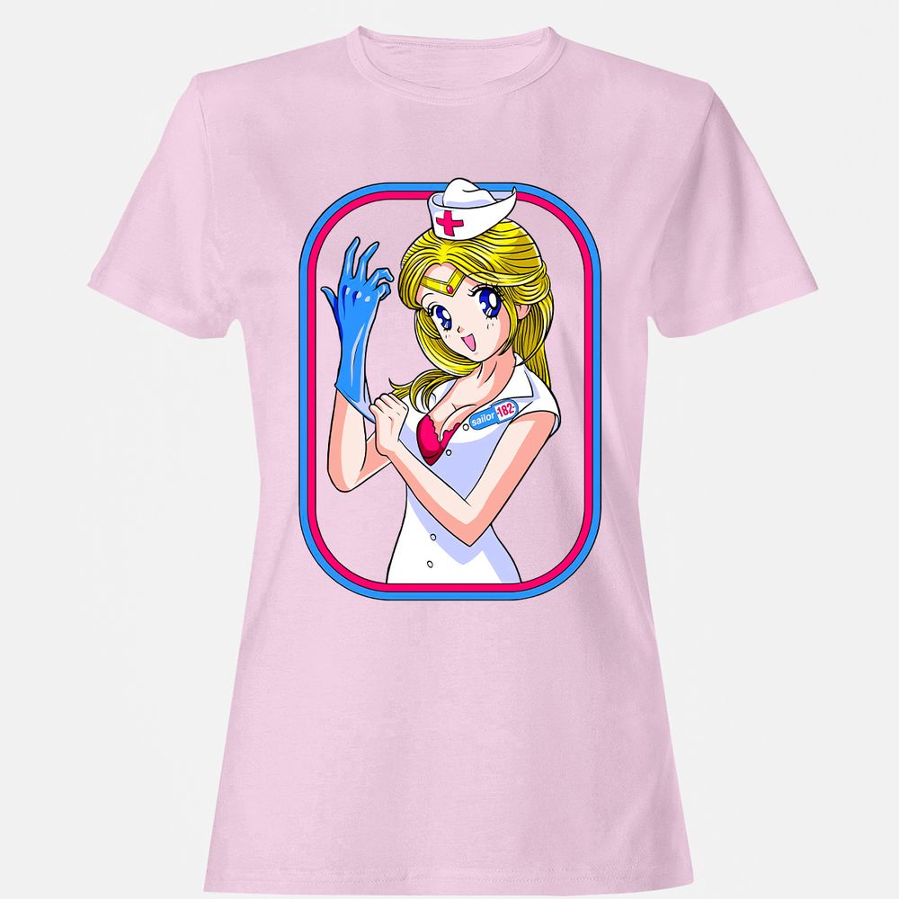 Women's T-Shirt - UMQHJGJN - Light Pink - 9