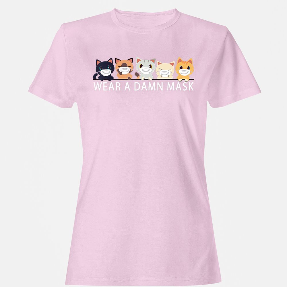Women's T-Shirt - KTXJXDWX - Light Pink - 9