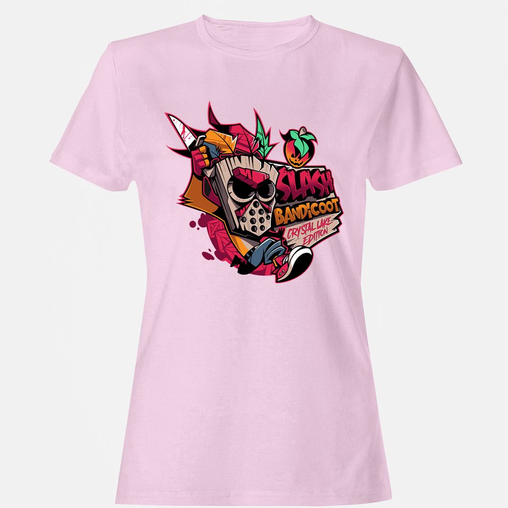 Women's T-Shirt - EX7QDLTH - Light Pink - 9