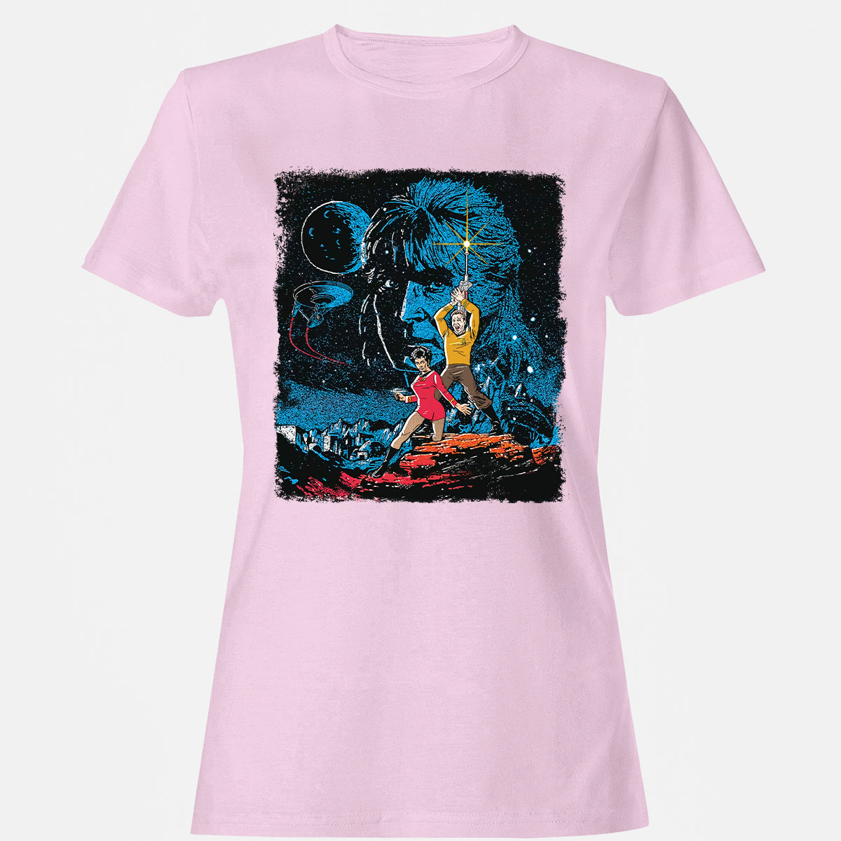 Women's T-Shirt - UP9A6DPD - Light Pink - 9