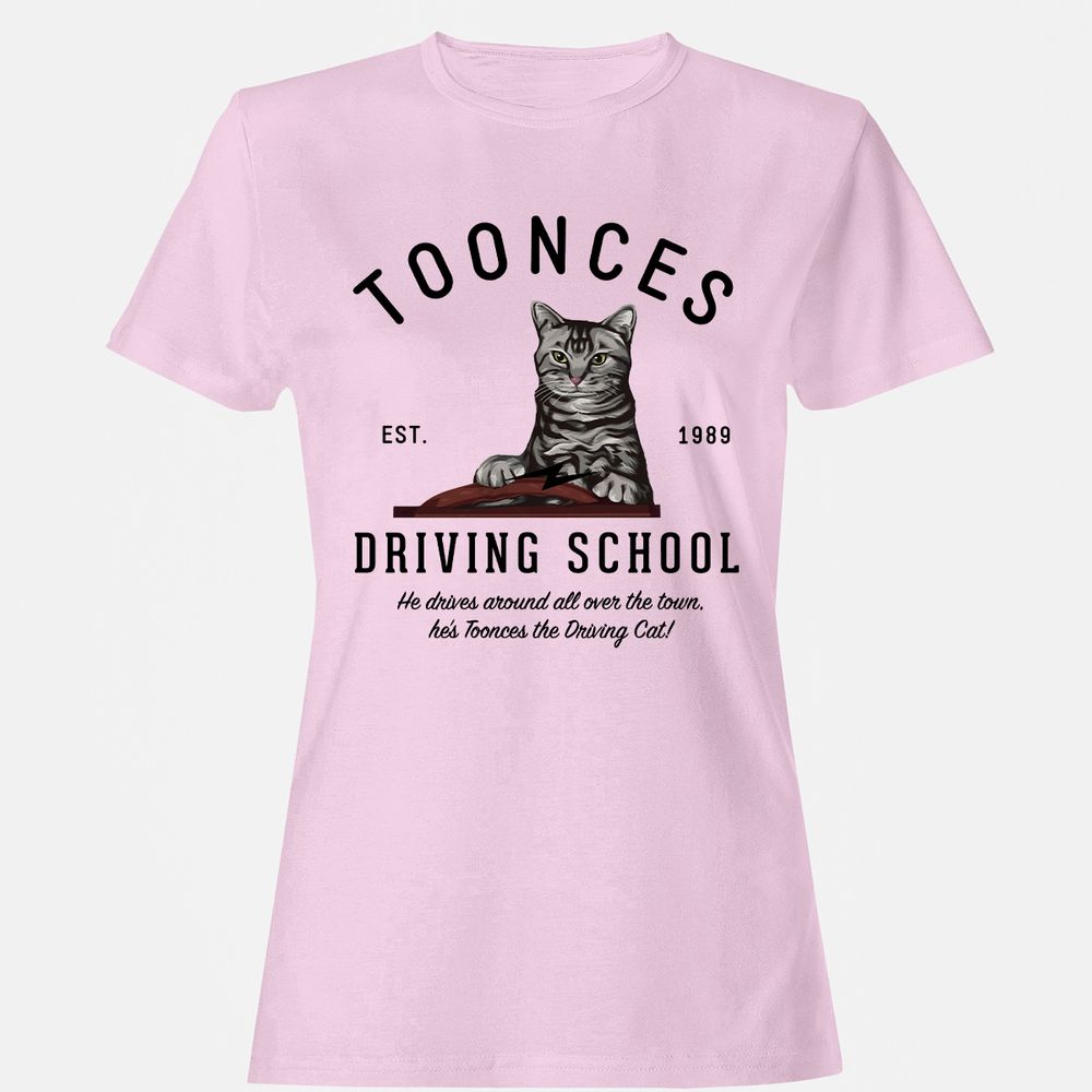 Funny Cat Driving School - Light Pink - 9