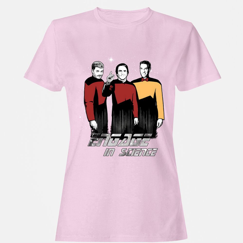 Women's T-Shirt - QHXBZM12 - Light Pink - 9