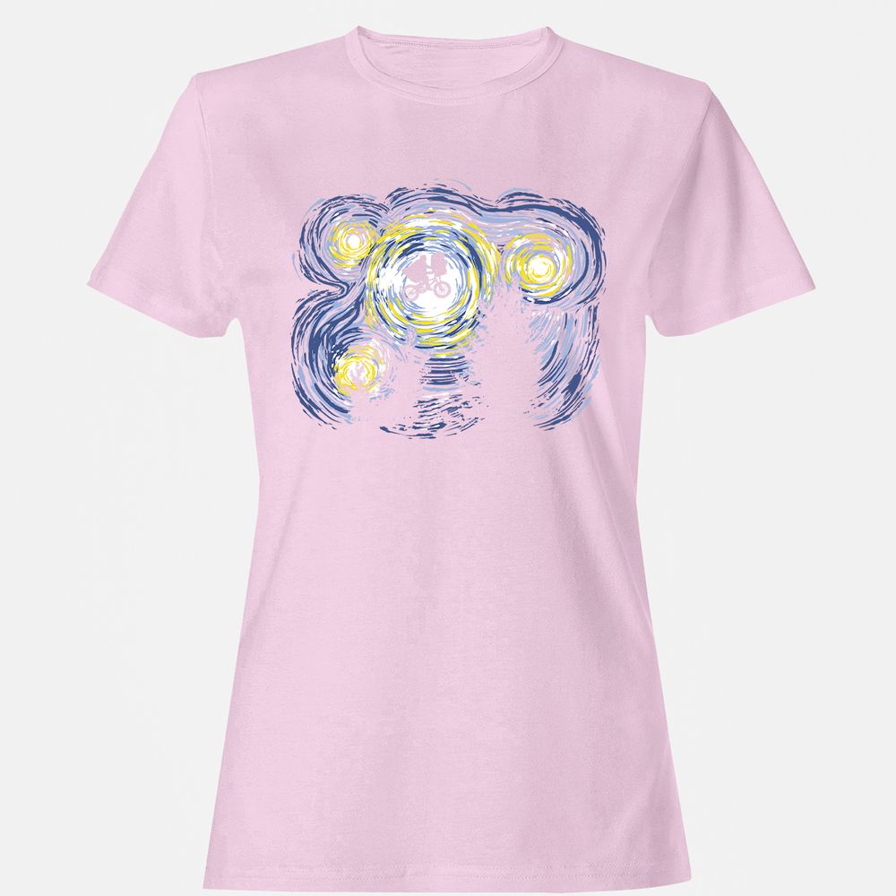 Women's T-Shirt - ZHU8NVCZ - Light Pink - 9